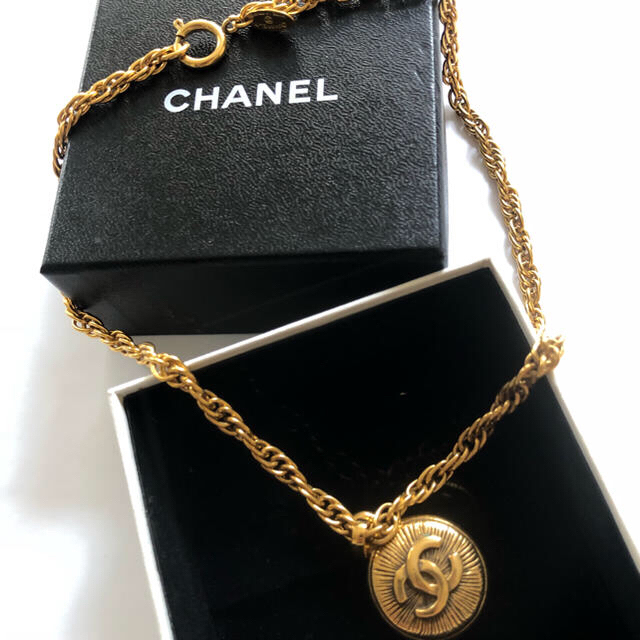 CHANEL ヴィンテージ ゴールドチェーンネックレス | www.innoveering.net
