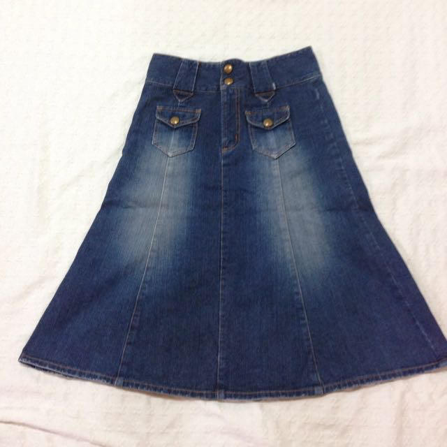 Cher(シェル)のcher☆lee デニムスカート レディースのスカート(ロングスカート)の商品写真