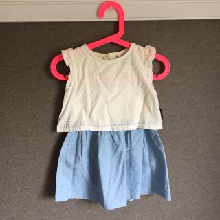 フタフタ(futafuta)の(noamama様専用)  ワンピース 2着 刺繍ワンピース(ワンピース)