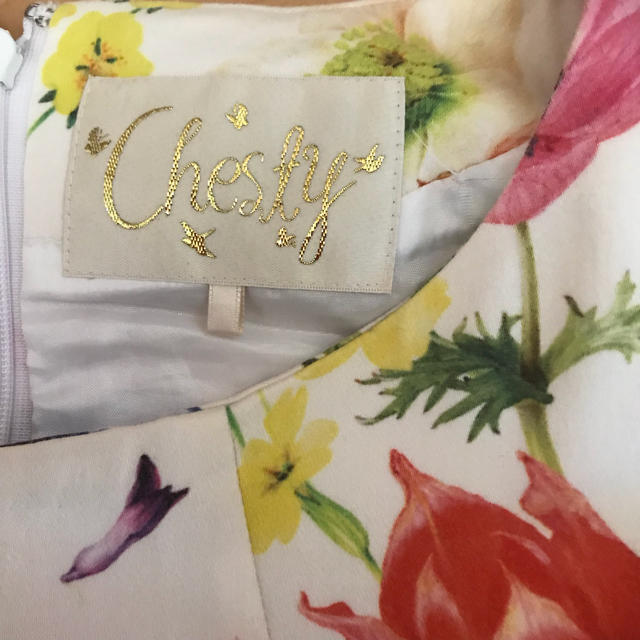 Chesty(チェスティ)のチェスティ 花柄ワンピース レディースのワンピース(ミニワンピース)の商品写真