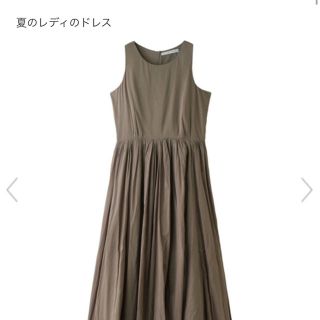 MARIHA 夏のレディのドレス グレージュ