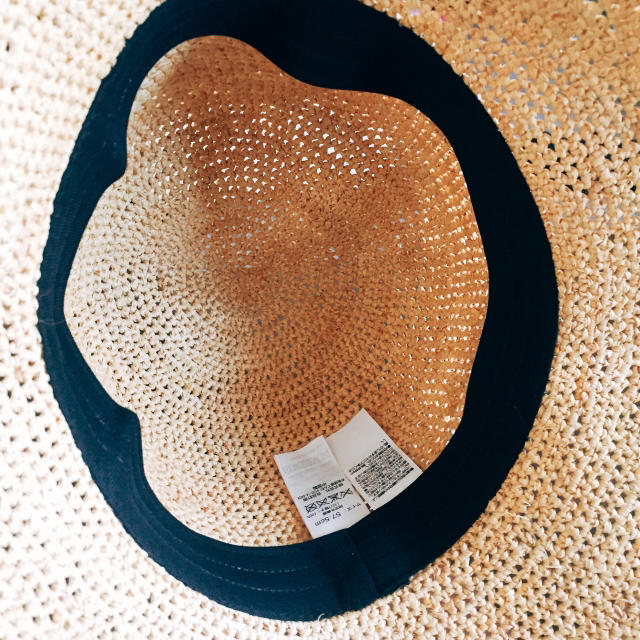 MUJI (無印良品)(ムジルシリョウヒン)のラフィア♡たためるキャペリン レディースの帽子(麦わら帽子/ストローハット)の商品写真