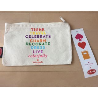 ケイトスペードニューヨーク(kate spade new york)の【新品】Kate spade×strandコラボポーチ(ポーチ)