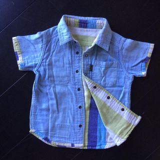 エフオーキッズ(F.O.KIDS)のリバーシブルボタンシャツ(ブラウス)