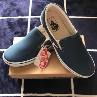 ヴァンズ(VANS)の新品 VANS スリッポン 24.5  (スリッポン/モカシン)