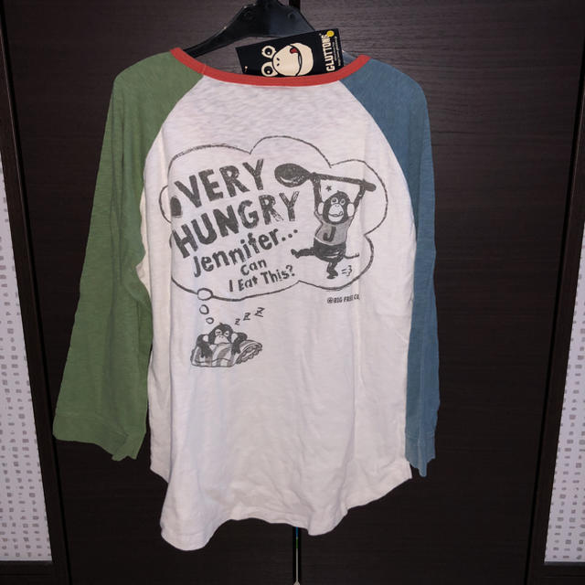 Heart Market(ハートマーケット)の新品タグ付  GLUTTONS ジェニファー君  HUNGRY Tシャツ レディースのトップス(Tシャツ(長袖/七分))の商品写真