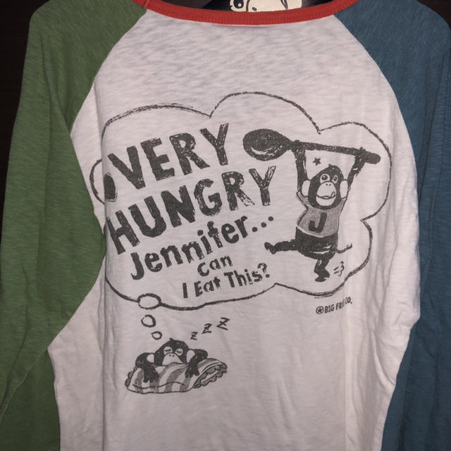 Heart Market(ハートマーケット)の新品タグ付  GLUTTONS ジェニファー君  HUNGRY Tシャツ レディースのトップス(Tシャツ(長袖/七分))の商品写真