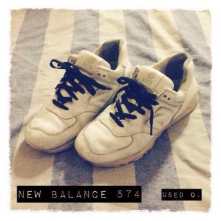 ニューバランス(New Balance)のNB＊used白スニーカー(スニーカー)