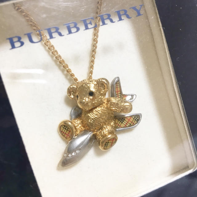 BURBERRY(バーバリー)の新品☆ バーバリー ネックレス ペンダント 限定 JAL ベア ☆ レディースのアクセサリー(ネックレス)の商品写真