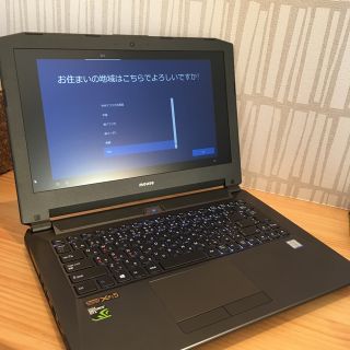 マウス ゲーミングPC ノート i4400SA1 保証付 Windows10(ノートPC)
