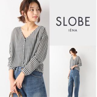 スローブイエナ(SLOBE IENA)のSLOBE IENA フロントボタンVネックブラウス(シャツ/ブラウス(長袖/七分))