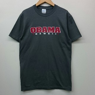 バラクオバマ 第44代アメリカ合衆国大統領 GILDAN Tシャツ S(Tシャツ/カットソー(半袖/袖なし))