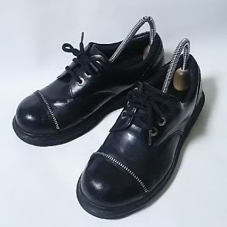 ドクターマーチン(Dr.Martens)の希少モデル!ドクターマーチン高級イングランド製大人のローファー短靴黒ビンテージ(ローファー/革靴)