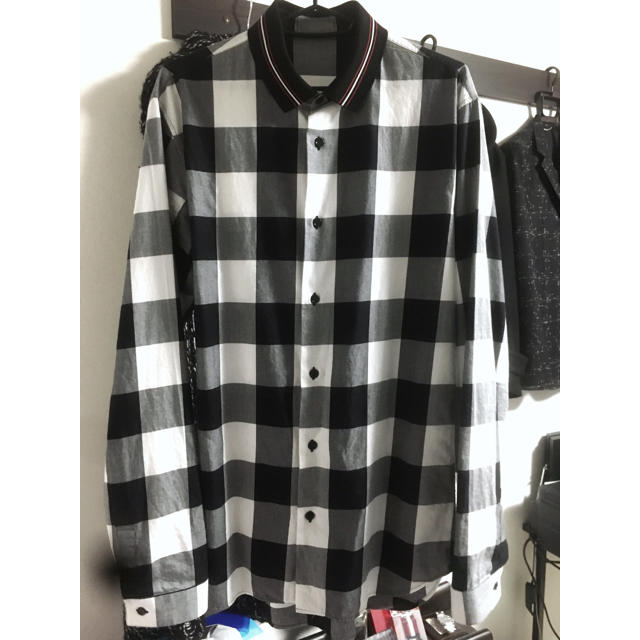 DIOR HOMME ブロックチェックシャツ 38