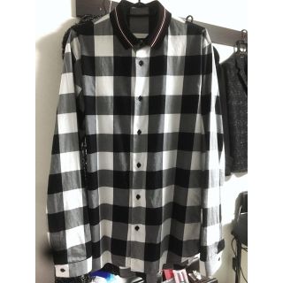 ディオールオム(DIOR HOMME)のDIOR HOMME ブロックチェックシャツ 38(シャツ)