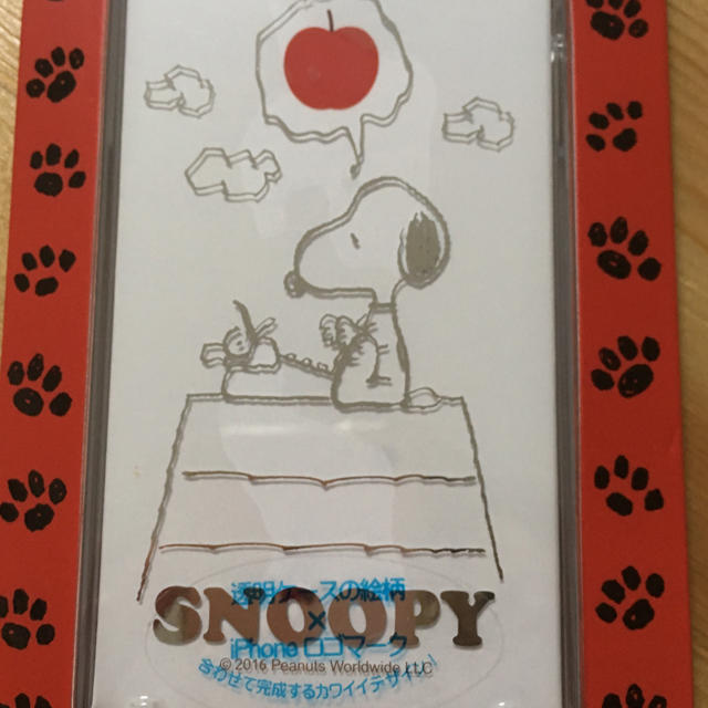 SNOOPY(スヌーピー)の【新品】 スヌーピー アイフォンケース  スマホ/家電/カメラのスマホアクセサリー(iPhoneケース)の商品写真