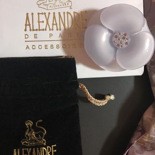 アレクサンドルドゥパリ(Alexandre de Paris)の💫NAMMさま専用💫アレクサンドル ドゥ パリ カメリア バレッタ(バレッタ/ヘアクリップ)