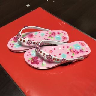 美品☆下駄☆子供用☆Sサイズ(下駄/草履)