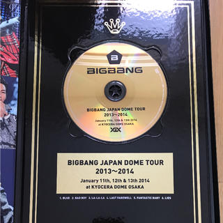 ビッグバン(BIGBANG)の【新品・非売品】BIGBANG VIPシート特典 ゴールドディスク(K-POP/アジア)