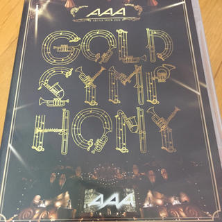 トリプルエー(AAA)のAAA DVD gold symphony(ミュージシャン)