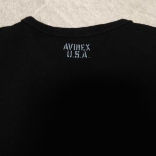 アヴィレックス(AVIREX)のAVIREX黒Tシャツ(Tシャツ/カットソー(半袖/袖なし))