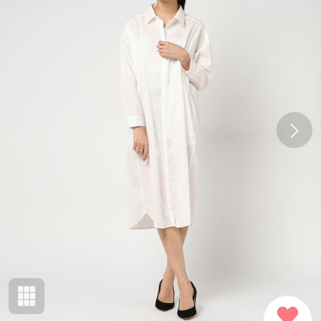 chocol raffine robe(ショコラフィネローブ)の新品 chocol raffine robe シャツワンピース レディースのワンピース(ひざ丈ワンピース)の商品写真