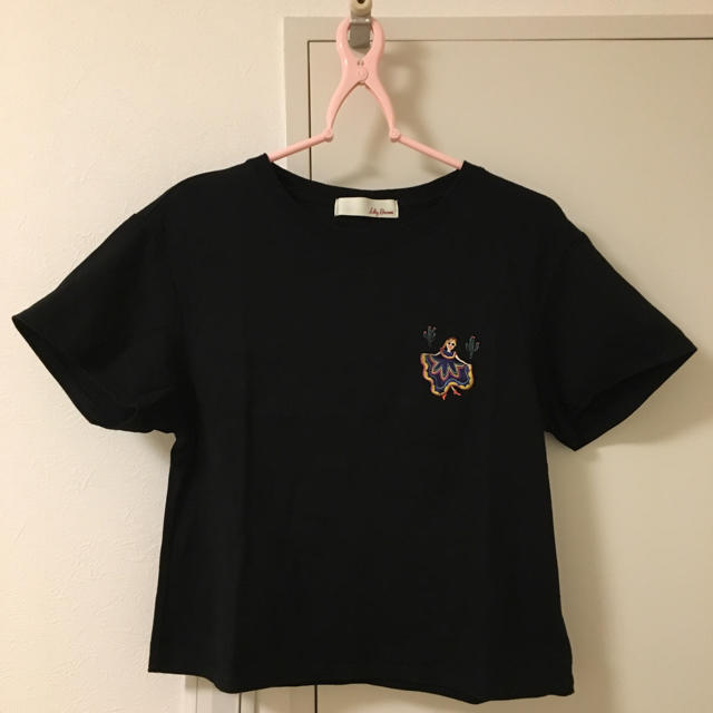 Lily Brown(リリーブラウン)の刺繍Tシャツ レディースのトップス(Tシャツ(半袖/袖なし))の商品写真