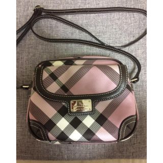 バーバリー(BURBERRY)のBURBERRY ピンクバッグ(ショルダーバッグ)