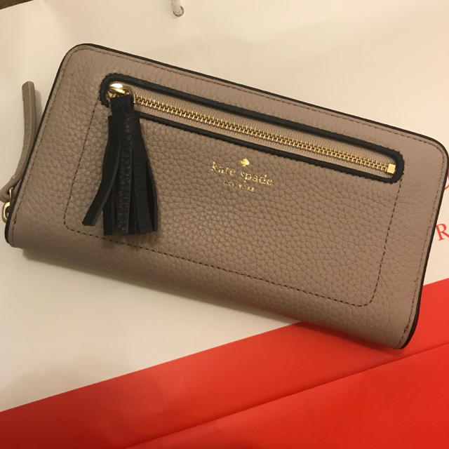 kate spade/タッセル付長財布ケイトスペード-