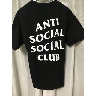 アンチ(ANTI)の美品☆アンチ ソシアル ソシアルクラブ☆半袖T☆ブラック☆サイズM(Tシャツ/カットソー(半袖/袖なし))