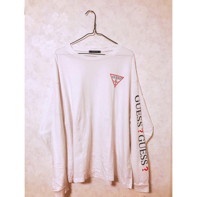 GUESS(ゲス)のGUESS ゲス ロンT オーバーサイズ メンズのトップス(Tシャツ/カットソー(七分/長袖))の商品写真