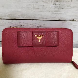 プラダ(PRADA)の値下げ中㊗️PRADA 長財布 ピンク(長財布)