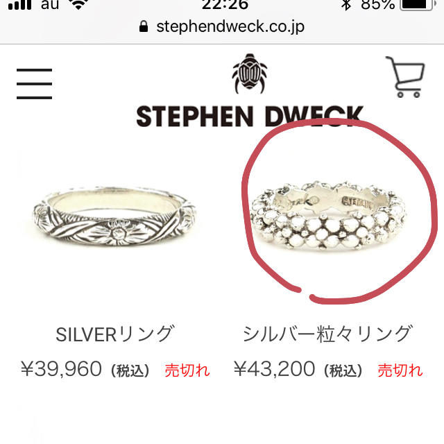 スティーブン・デュエック☆シルバー粒々リング11号 - リング(指輪)
