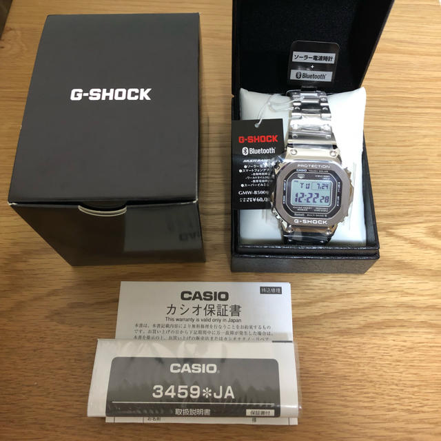 新品、未使用品 CASIO G-SHOCK GMW-B5000D-1JF 腕時計(デジタル) 1日 ...