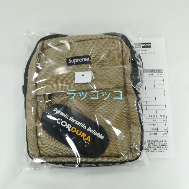 TanSIZEFree入手場所国内正規品 Supreme Shoulder Bag 18ss Tan