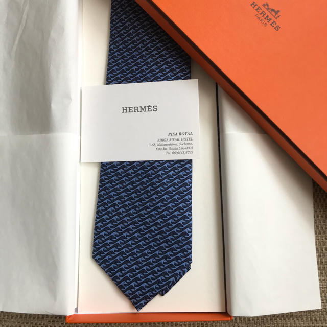 Hermes - 新品未使用✨エルメス ネクタイ タグ付き プレゼントにも！の