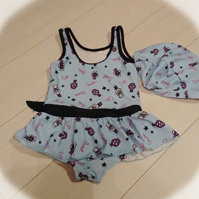 水着 size100 キッズ/ベビー/マタニティのキッズ服女の子用(90cm~)(水着)の商品写真