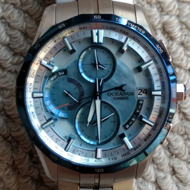 CASIO　OCEANUS　Manta　OCW-S3000P　白蝶貝使用　極美品