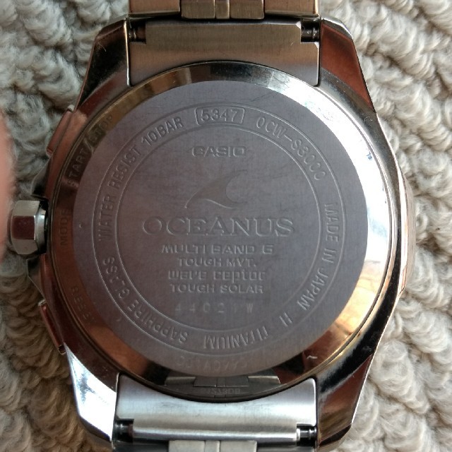 CASIO(カシオ)のZORRO2006様専用カシオ オシアナス マンタOCW-S3000P-ZAJF メンズの時計(腕時計(アナログ))の商品写真