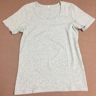 ムジルシリョウヒン(MUJI (無印良品))の無印良品 グレー Tシャツ(Tシャツ(半袖/袖なし))