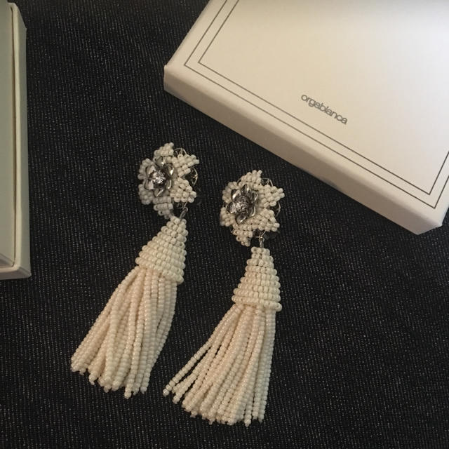 SONIA EARRING orgablanca オルガブランカ タッセルの通販 by lee closet｜ラクマ