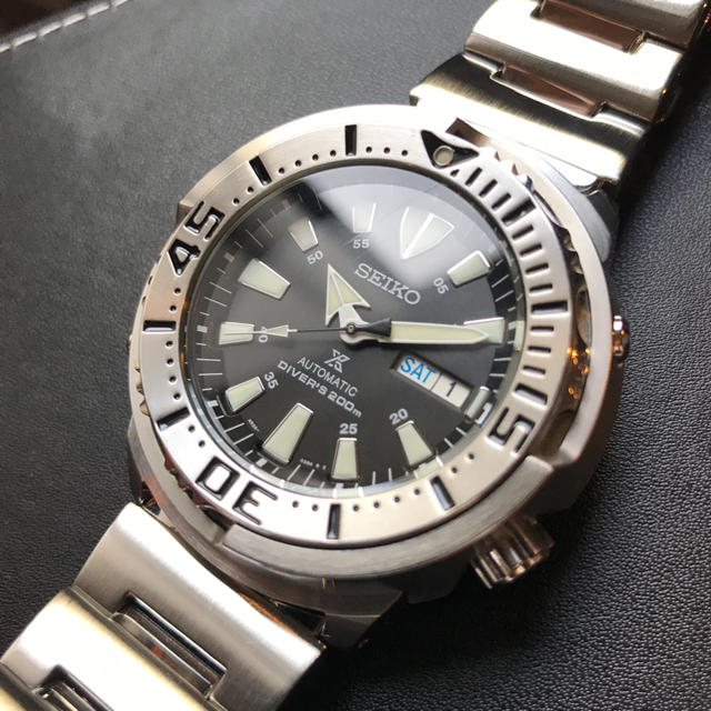 ステンレスベルト素材美品 SEIKO PROSPEX DIVER'S 200M