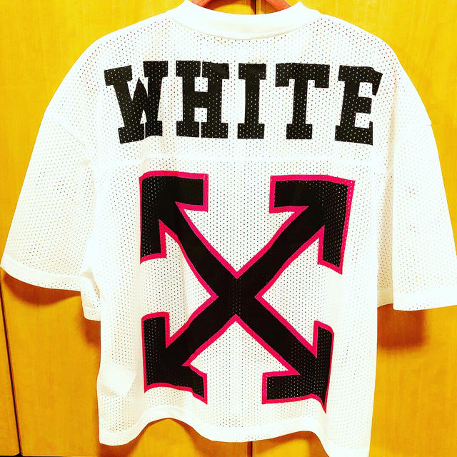OFF-WHITE - off-white メッシュtシャツの通販 by kz shop｜オフ