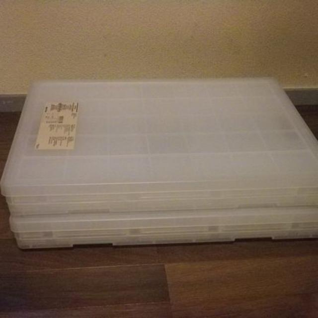 MUJI (無印良品)(ムジルシリョウヒン)のポリプロピレンキャリーボックス・折りたたみ式・大 インテリア/住まい/日用品の収納家具(ケース/ボックス)の商品写真