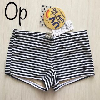 オーシャンパシフィック(OCEAN PACIFIC)の新品 Op オーシャンパシフィック UVカット ショートパンツ ボーダー S(水着)