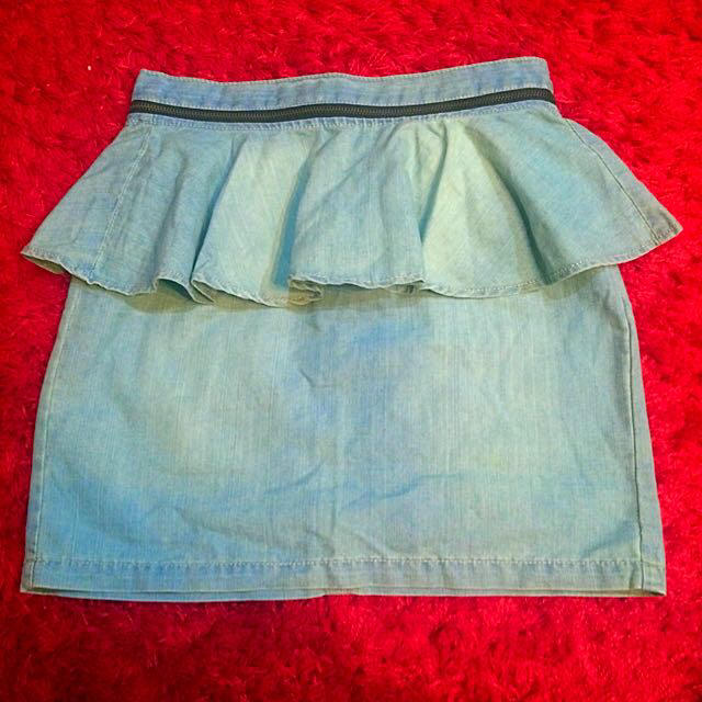 ROSE BUD(ローズバッド)のROSE BUD ペプラム スカート レディースのスカート(ミニスカート)の商品写真