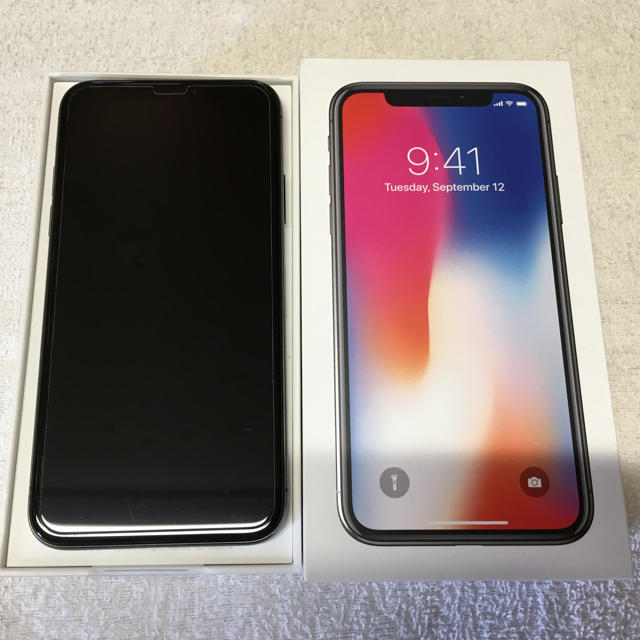 買取サービス iPhone x 256g Apple simフリー 美品 スマートフォン本体