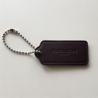 コーチ(COACH)のコーチ キーホルダー チャーム レザー ブラウン(キーホルダー)