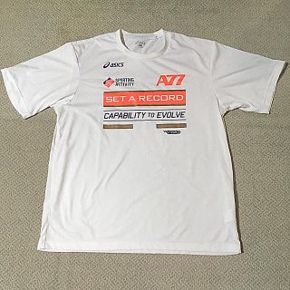 アシックス(asics)のasics☆A77Ｔシャツ ホワイト◾️お値下げ◾️(Tシャツ(半袖/袖なし))