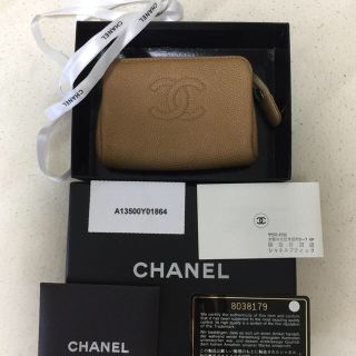 シャネル(CHANEL)の専用 CHANEL キャビアスキンの小さめポーチ(ポーチ)